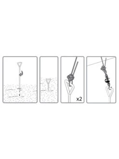 Canopia® By Palram Anchoring Kit For Snap & Grow™ Greenhouse -Gardening Supplies Store 8591357 08v