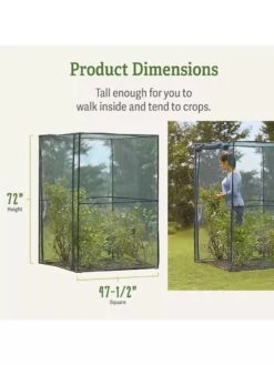Crop Cage, 4' X 4' -Gardening Supplies Store 8596538 dimensions