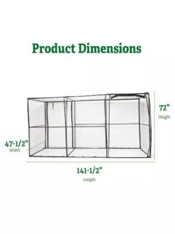 Crop Cage, 4' X 12' -Gardening Supplies Store 8596540 2