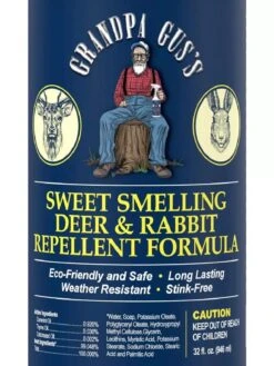 Grandpa Gus's Deer & Rabbit Repellent Spray -Gardening Supplies Store 8612427 03V 3 4