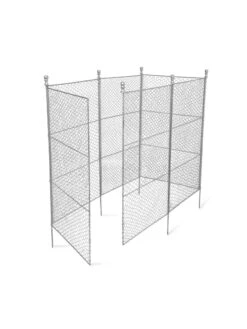 Tall Chicken Wire Critter Fence With Gate -Gardening Supplies Store 8613260 6051