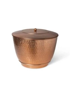 Hammered Copper Hose Pot With Lid -Gardening Supplies Store 8613311 5815