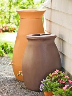 Rainwater Urn, 65 Gallon -Gardening Supplies Store GS38683 02 tif 1